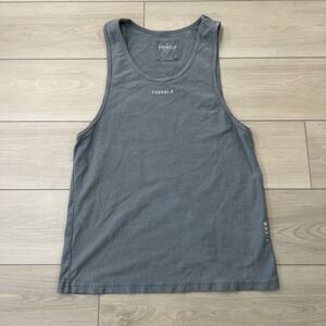 YoungLA Tank Top Shirt Light Blue Cotton Sleeveless Streetwear Embroidered Sz Sm